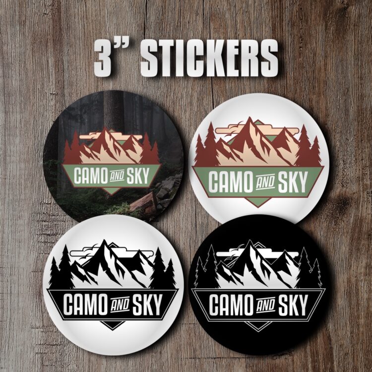 3" Stickers