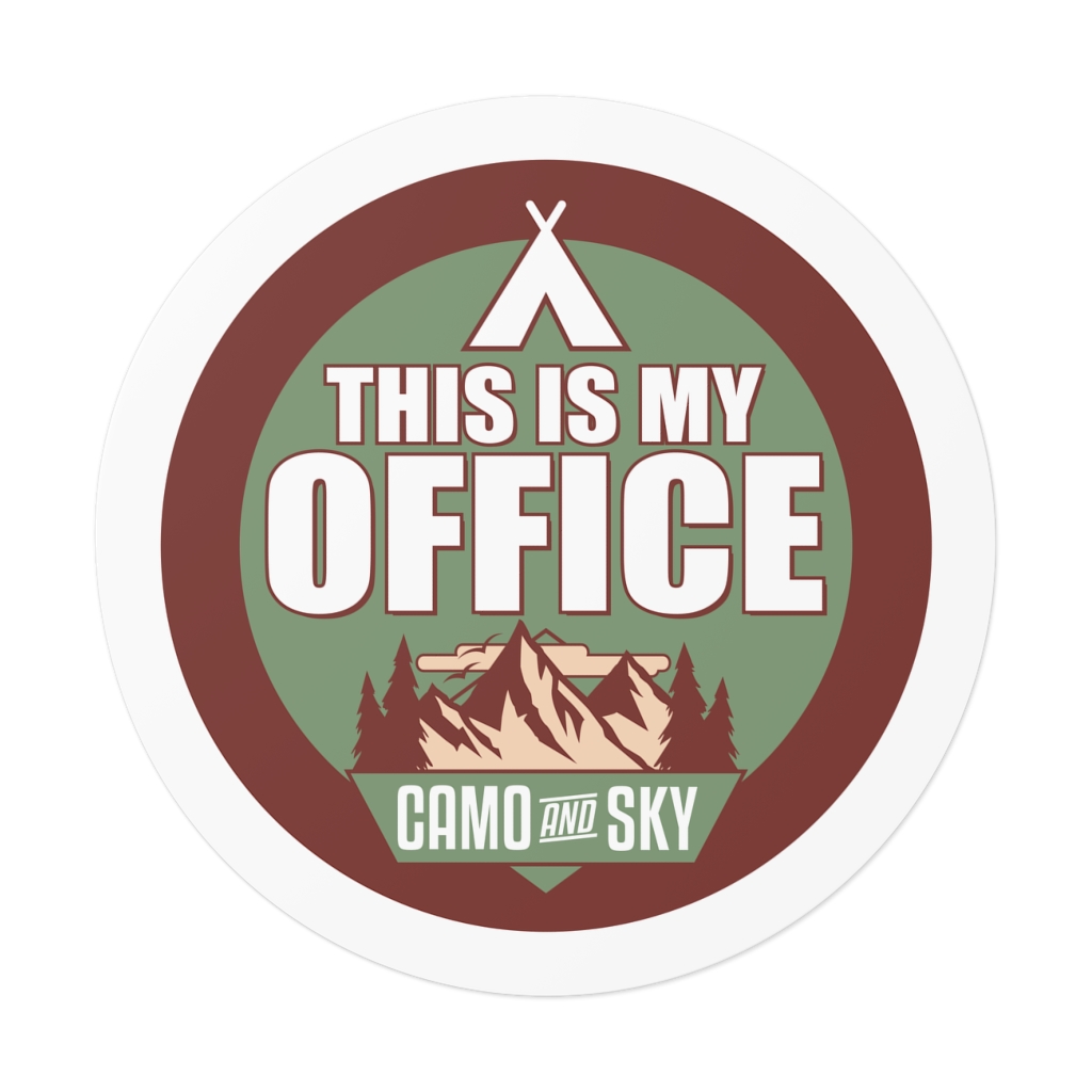 Camo and Sky Color Sticker 2