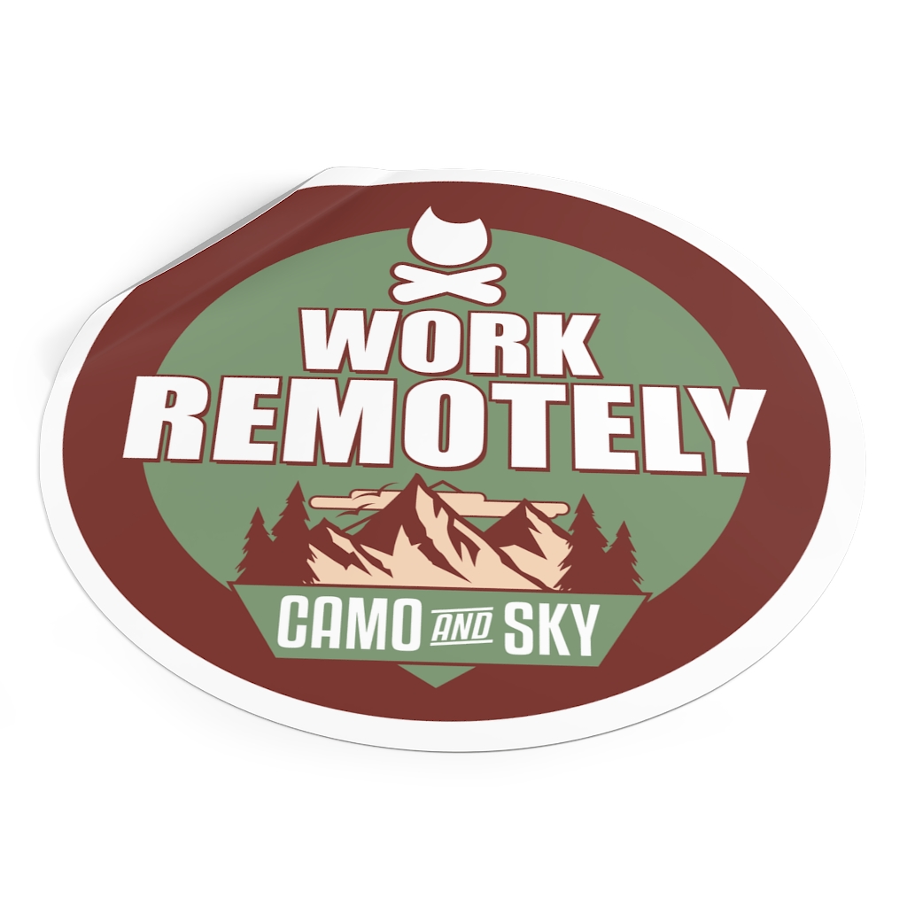 Camo and Sky Color Sticker 3 - Image 2