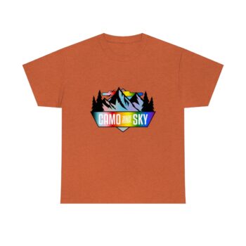 Camo and Sky - Work From Anywhere - PRIDE - Unisex Heavy Cotton Tee