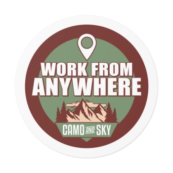 Camo and Sky Color Sticker 1