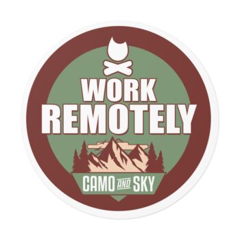 Camo and Sky Color Sticker 3