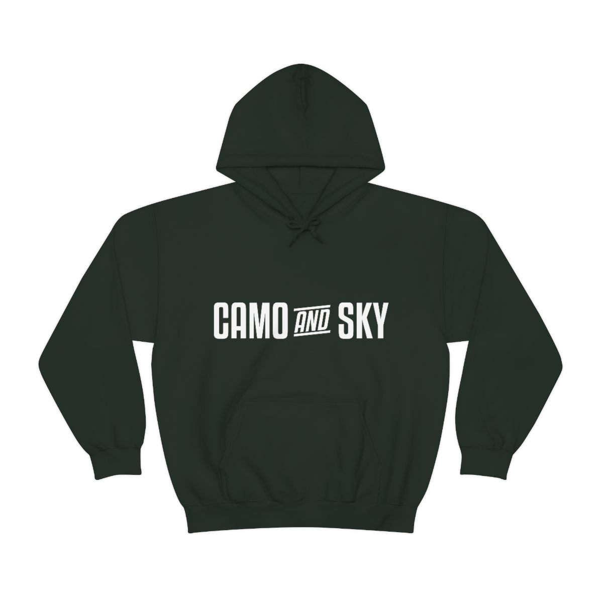 CAMO AND SKY - WORK FROM ANYWHERE - Unisex Heavy Blend™ Hooded Sweatshirt