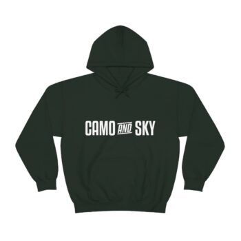 CAMO AND SKY - WORK FROM ANYWHERE - Unisex Heavy Blend™ Hooded Sweatshirt