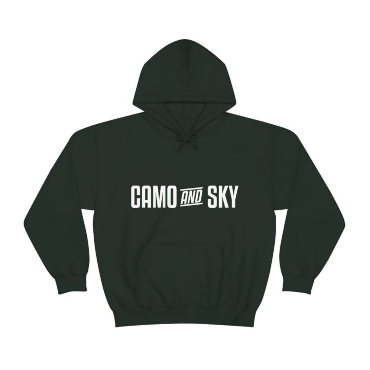 CAMO AND SKY - WORK FROM ANYWHERE - Unisex Heavy Blend™ Hooded Sweatshirt